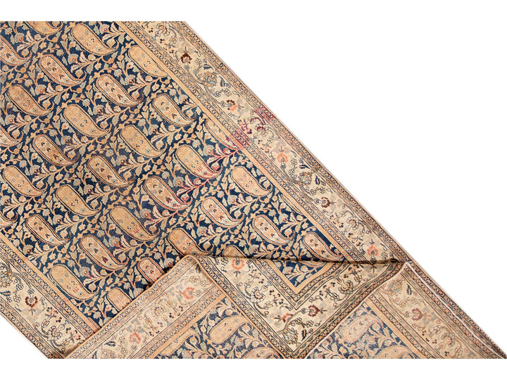 Antique Mashad Runner Rug 7 X17