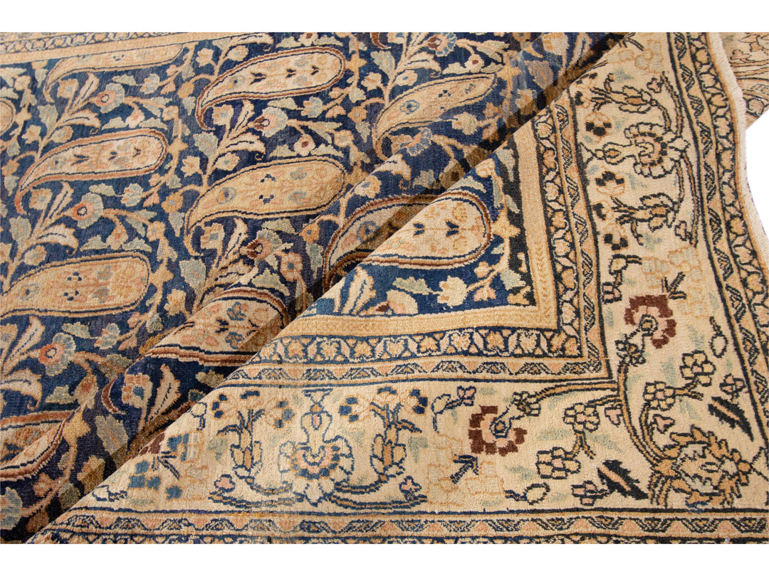 Antique Mashad Runner Rug 7 X17