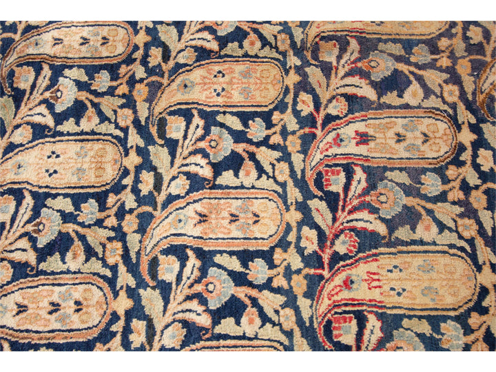 Antique Mashad Runner Rug 7 X17
