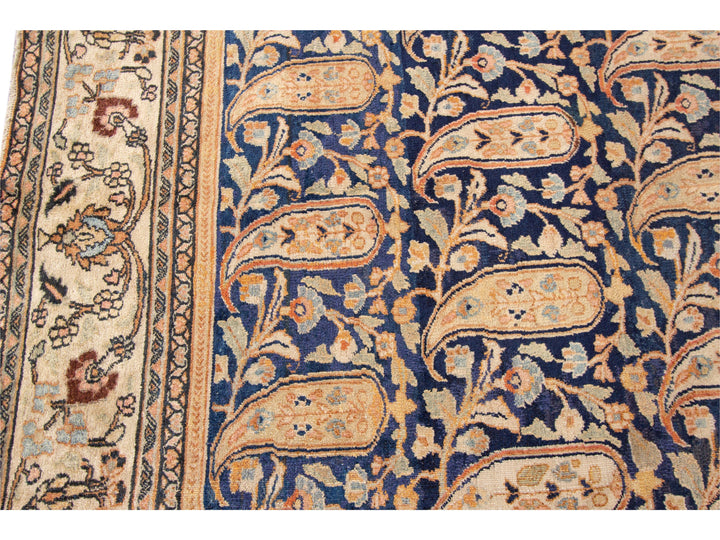 Antique Mashad Runner Rug 7 X17