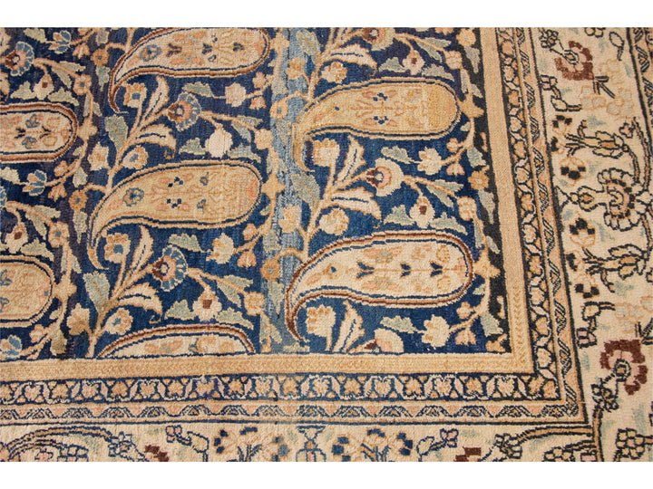 Antique Mashad Runner Rug 7 X17