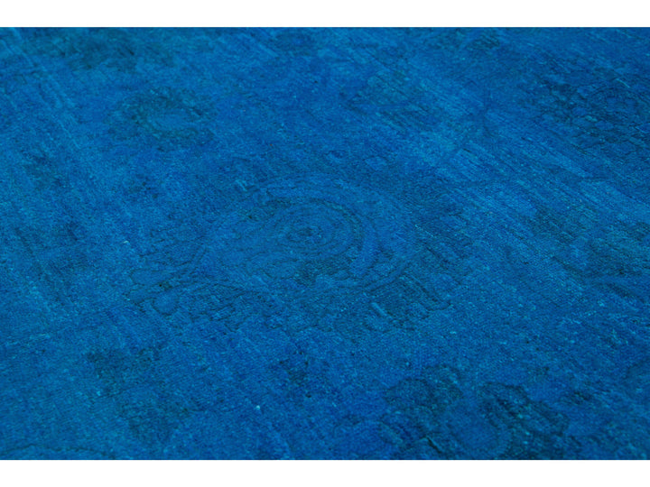 Vintage Overdyed Wool Rug 12 X 19