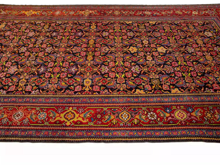 Antique Malayer Wool Runner 7 X 19
