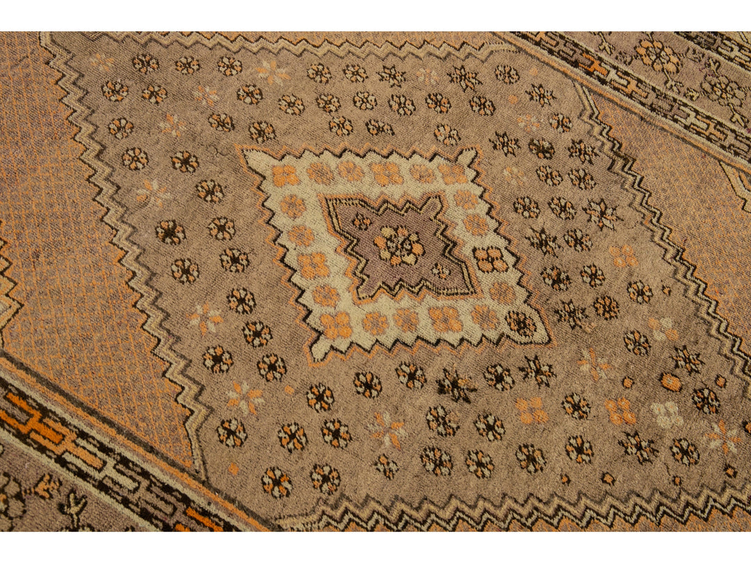 Vintage Khotan Wool Rug 6 X 11