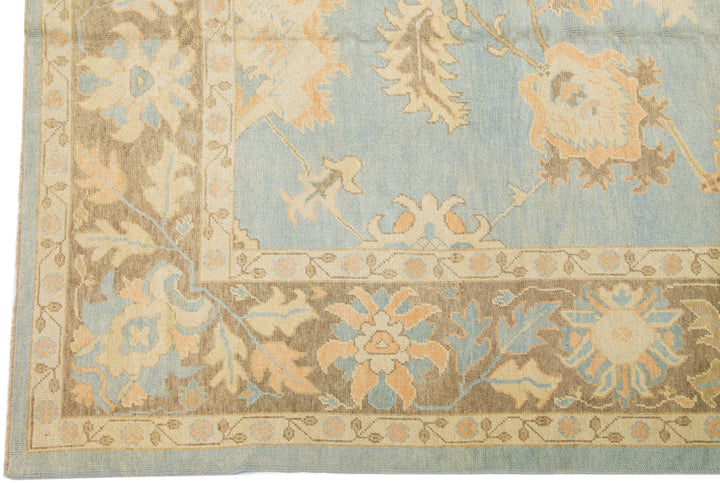 Modern Turkish Wool Rug 12 X 15