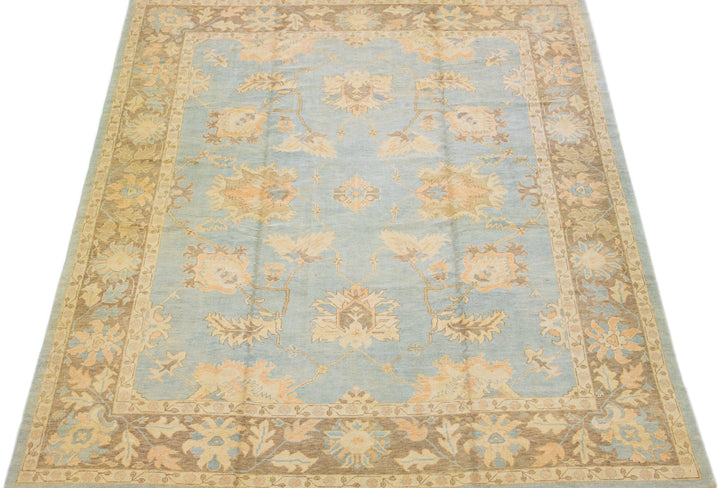 Modern Turkish Wool Rug 12 X 15
