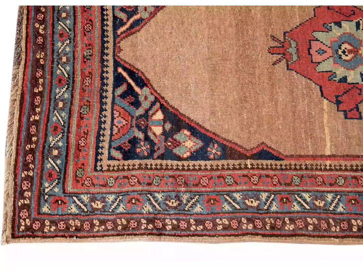 Antique Bidjar Wool Runner 4 X 17