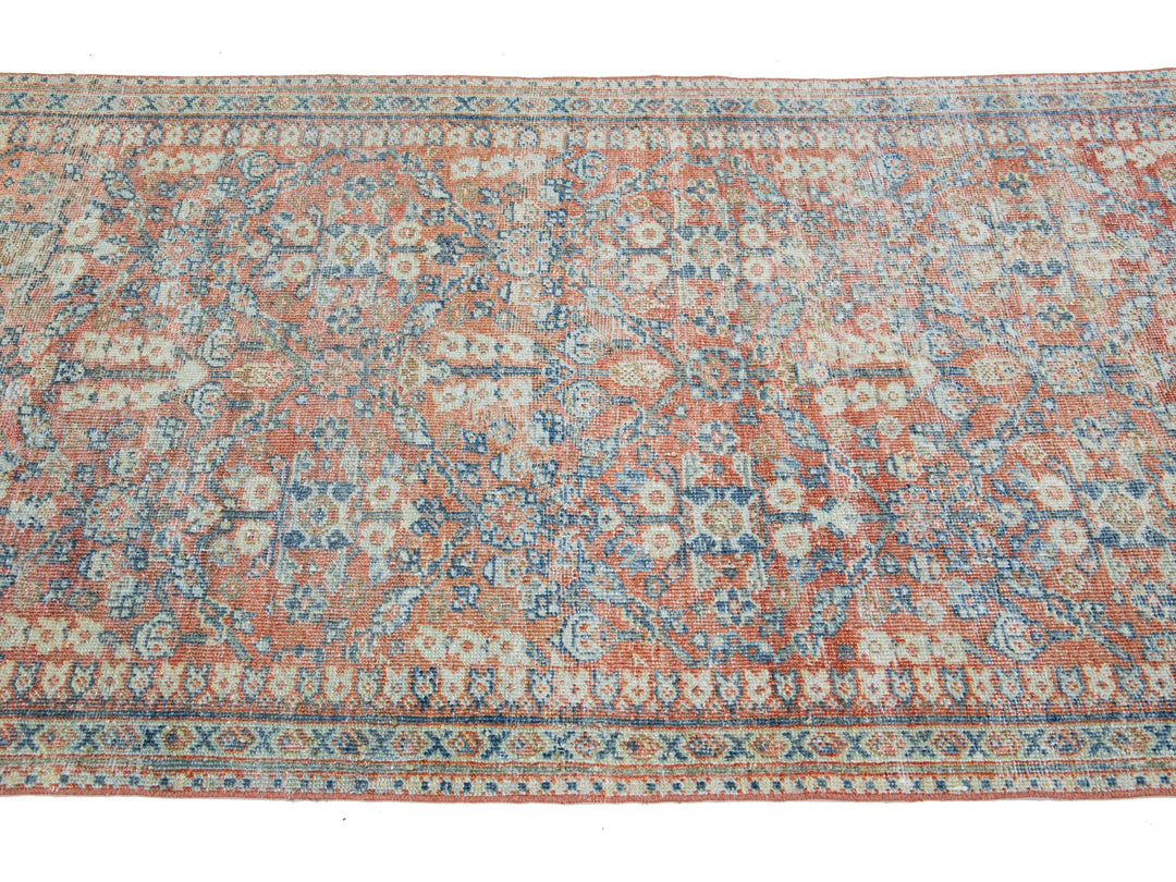 Antique Mahal Wool Runner 3 X 12