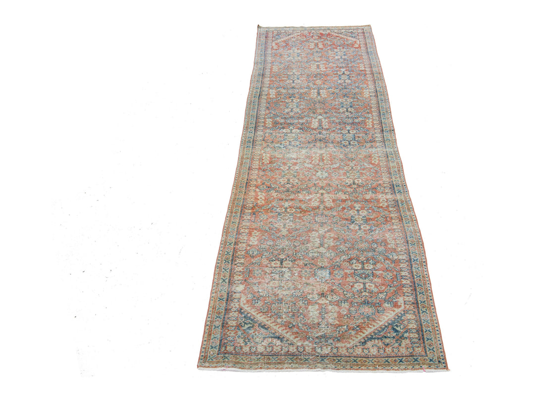 Antique Mahal Wool Runner 3 X 12