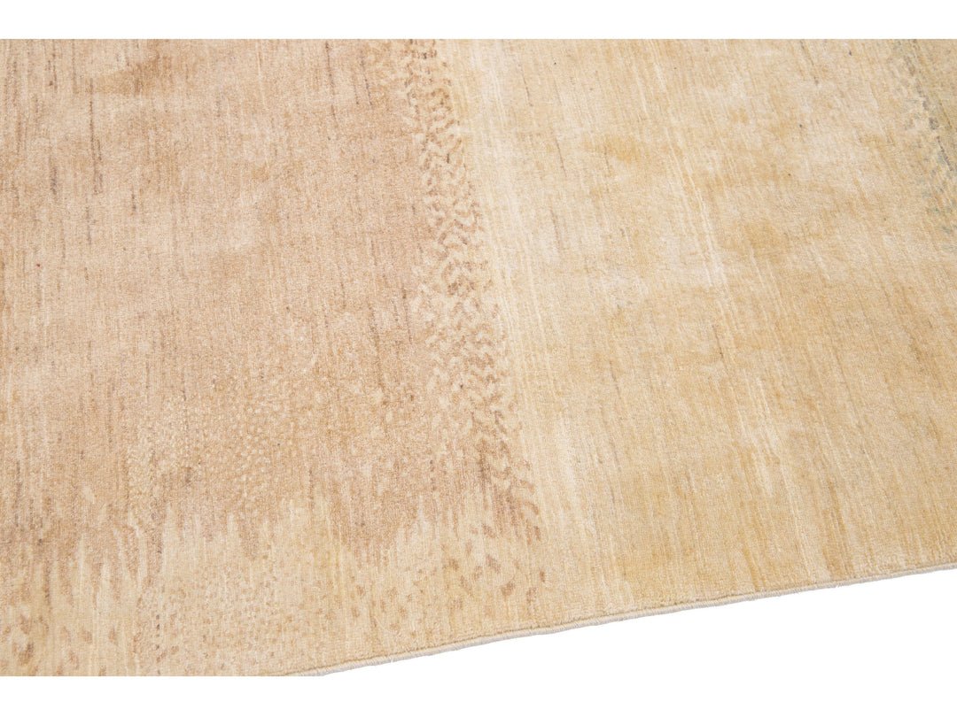 Modern Gabbeh Wool Rug 4 X 6