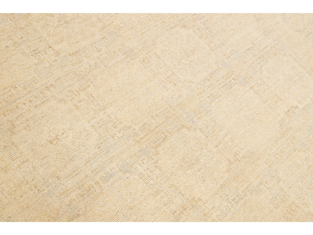 Modern Khotan Wool Rug 6 X 9