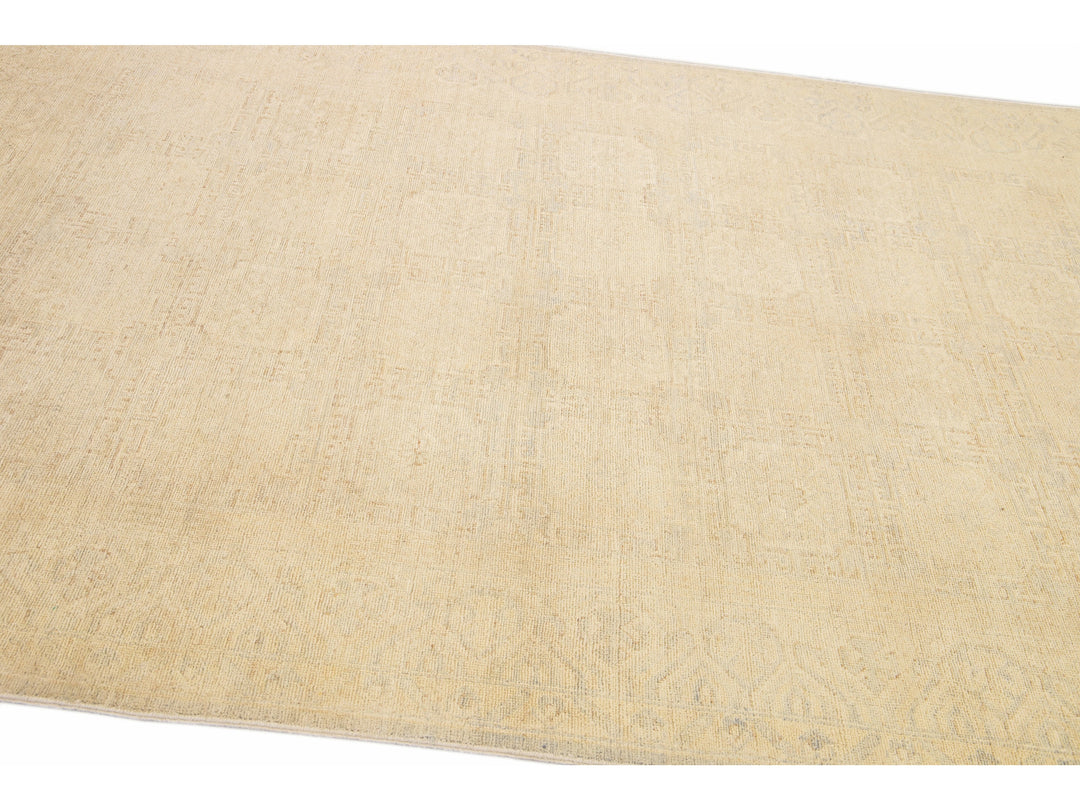 Modern Khotan Wool Rug 6 X 9