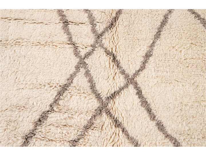 Modern Moroccan Style Wool Rug 13 X 15