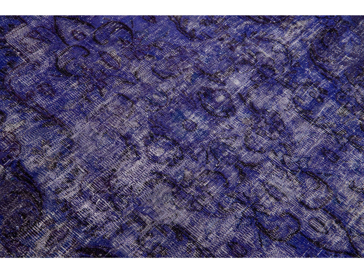 Vintage Overdyed Wool Rug 10 X 16