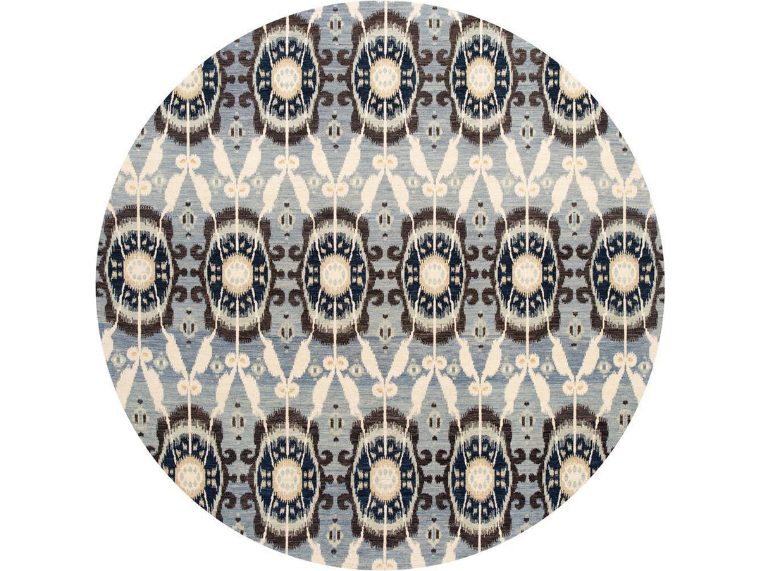 New Modern Transitional Wool Afghan Rug 11 X 13