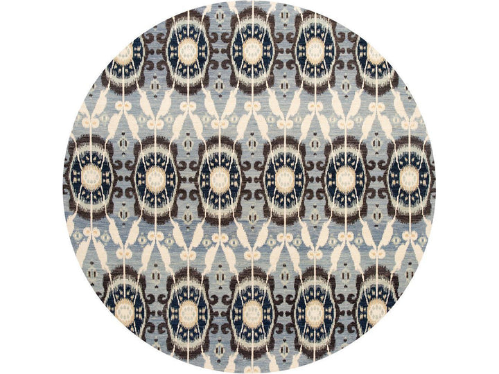 New Modern Transitional Wool Afghan Rug 11 X 13