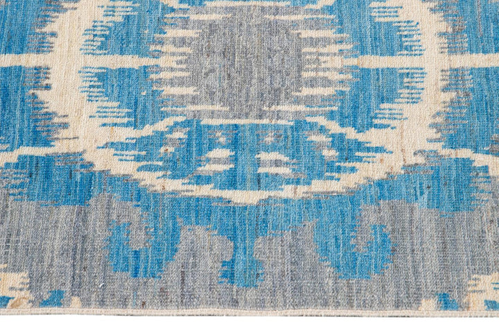 21st Century Modern Ikat Wool Rug 9' x 12'