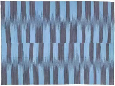 Modern Kilim Flatweave Wool Rug 10 X 13