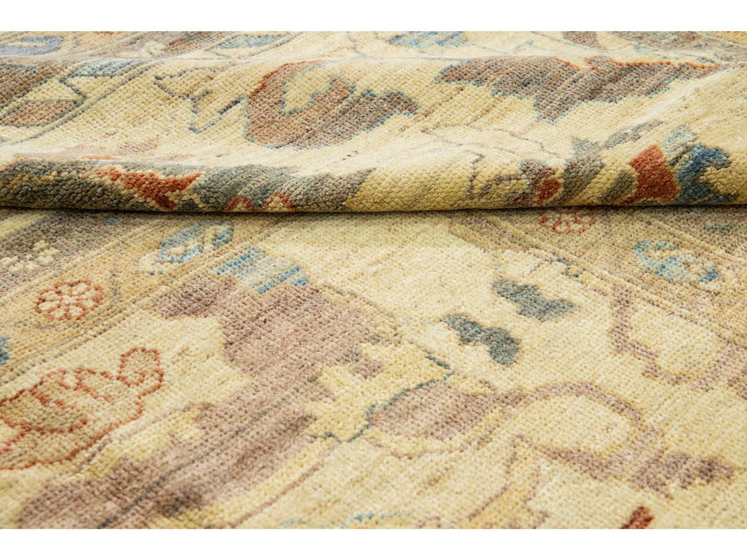 Modern Sultanabad Wool Rug 13 X 20