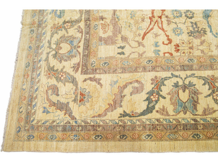 Modern Sultanabad Wool Rug 13 X 20