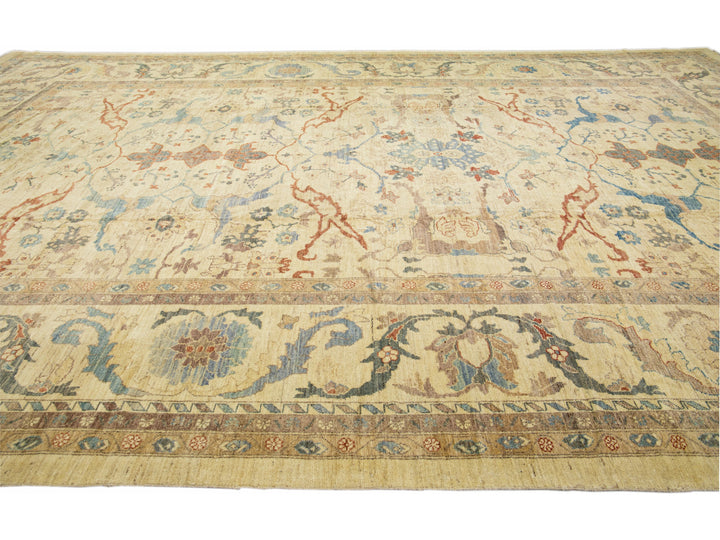 Modern Sultanabad Wool Rug 13 X 20