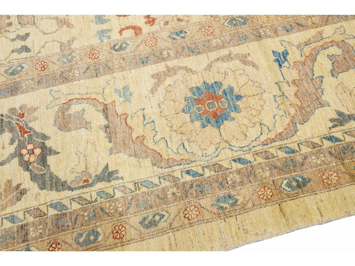 Modern Sultanabad Wool Rug 13 X 20