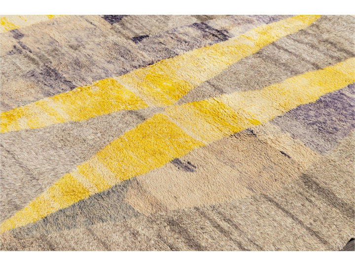 Modern Multicolored Moroccan Rug 8 X 11