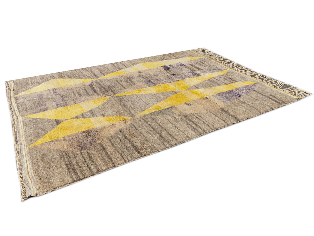 Modern Multicolored Moroccan Rug 8 X 11