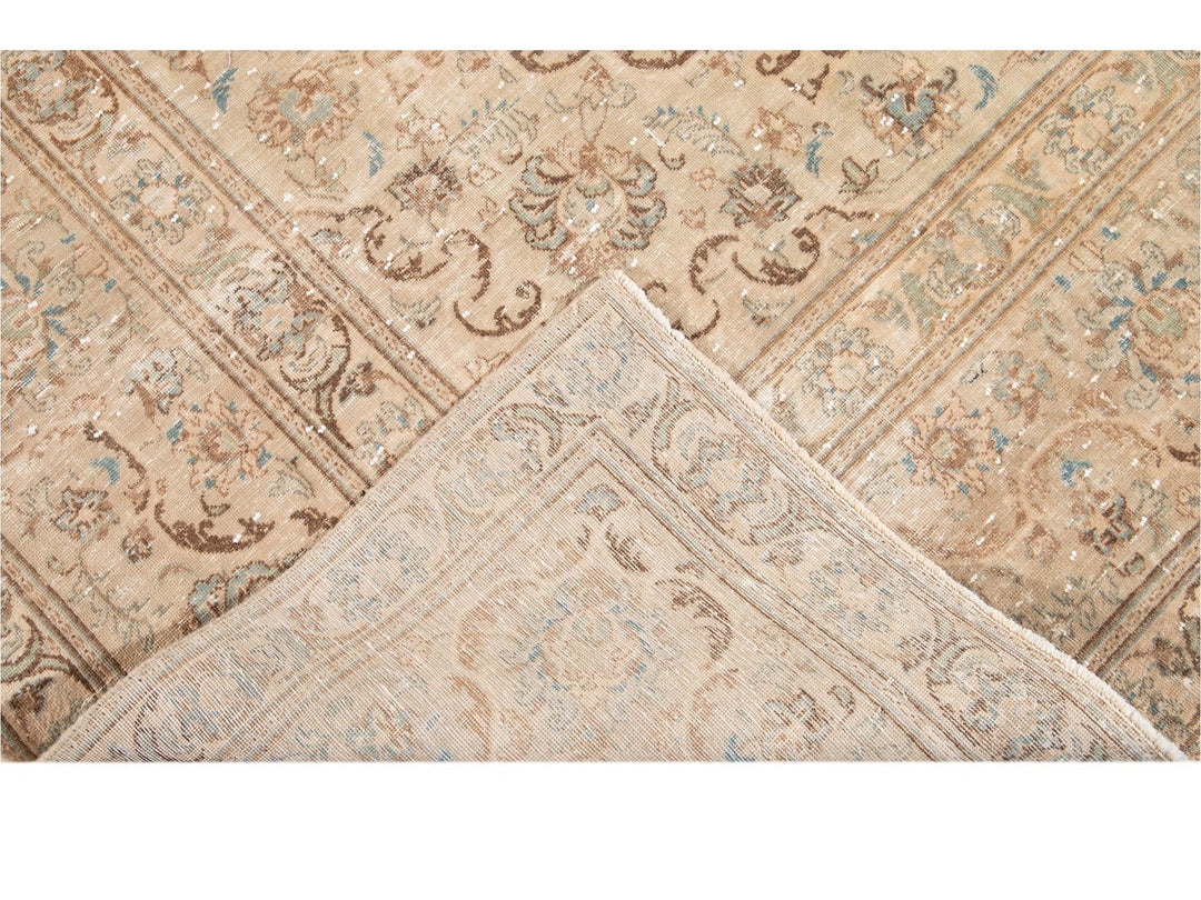 Vintage Kerman Wool Rug, 10 X 14