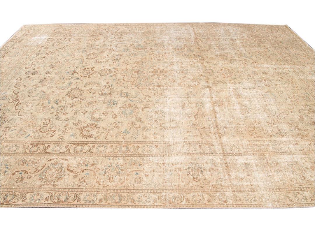 Vintage Kerman Wool Rug, 10 X 14