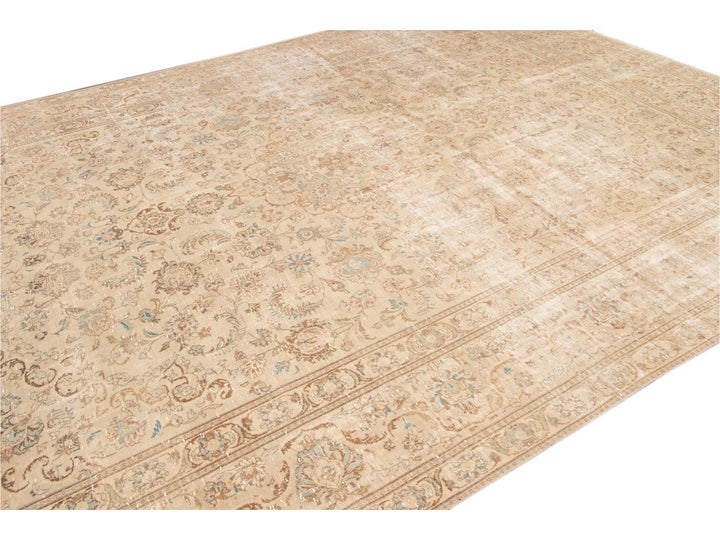 Vintage Kerman Wool Rug, 10 X 14