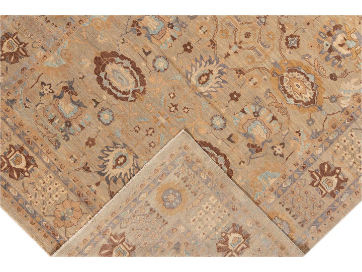 Contemporary Sultanabad Wool Rug 11 X 14