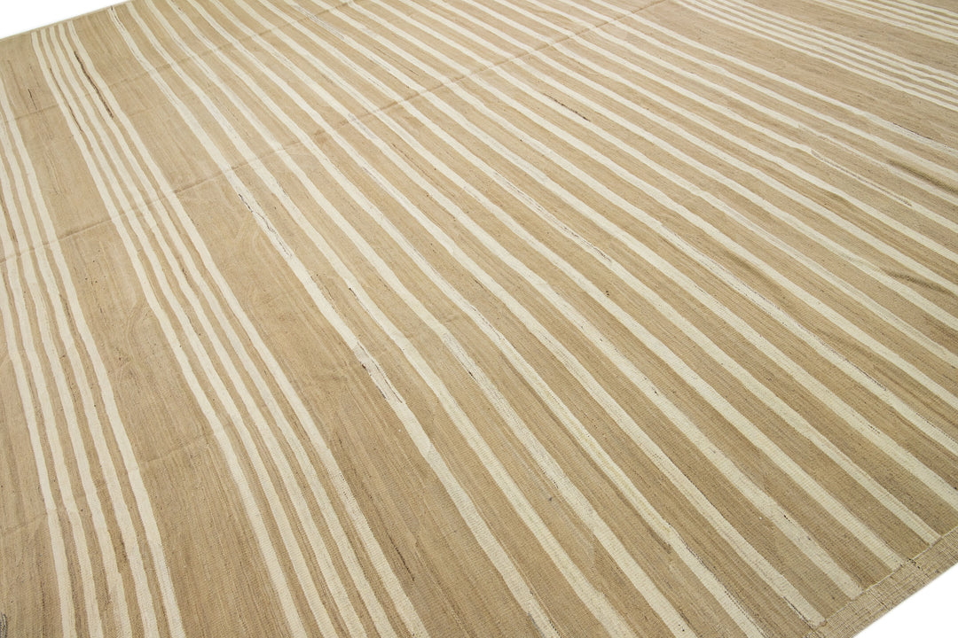 Modern Kilim Wool Rug 15 X 15