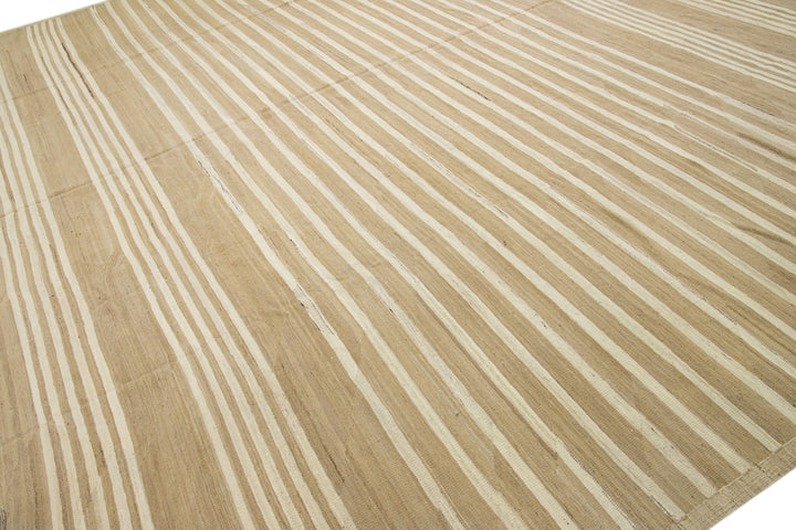 Modern Kilim Wool Rug 15 X 15
