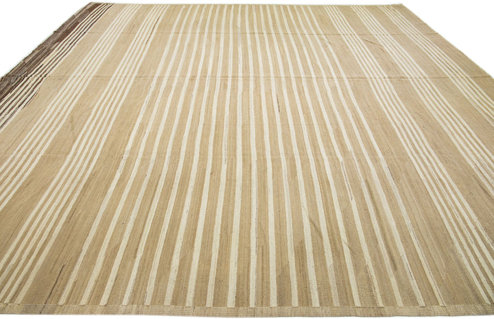 Modern Kilim Wool Rug 15 X 15