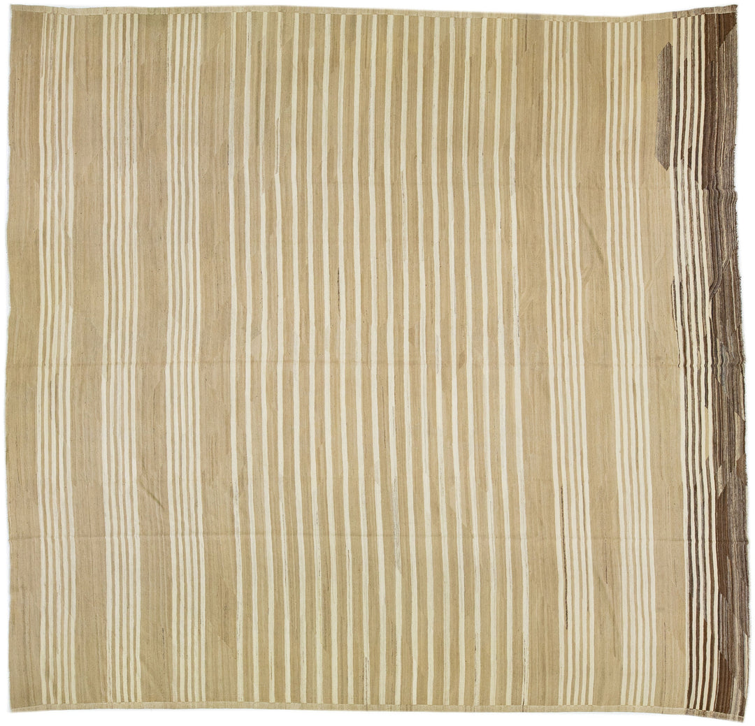 Modern Kilim Wool Rug 15 X 15