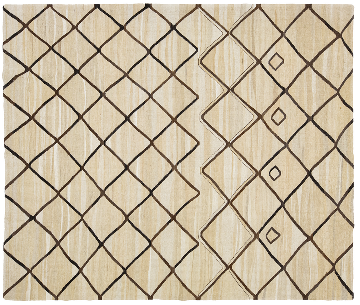 Modern Turkish Kilim Wool Rug 9 X 10