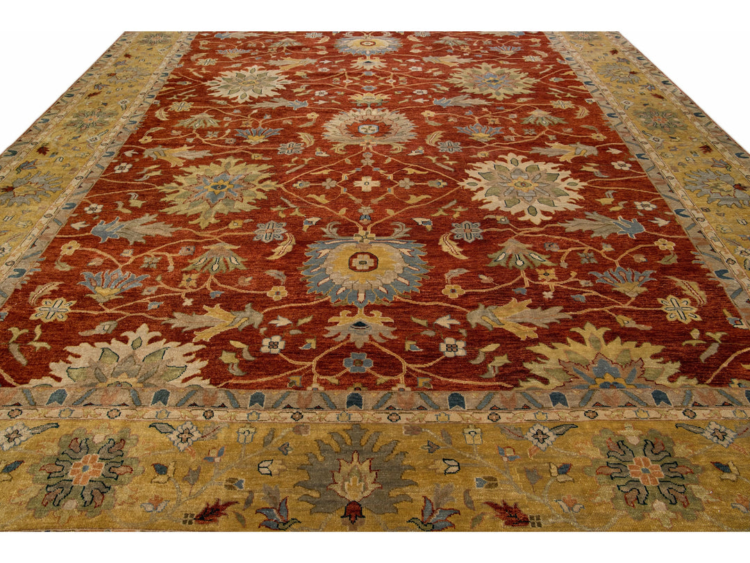 Modern Indian Mahal Rug 12 X 15