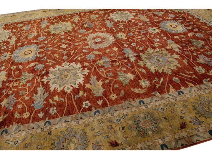 Modern Indian Mahal Rug 12 X 15