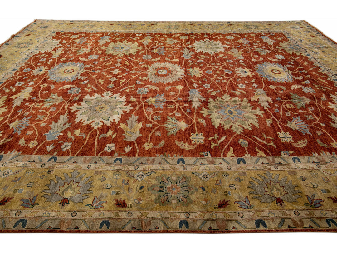 Modern Indian Mahal Rug 12 X 15