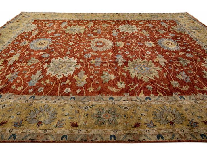 Modern Indian Mahal Rug 12 X 15