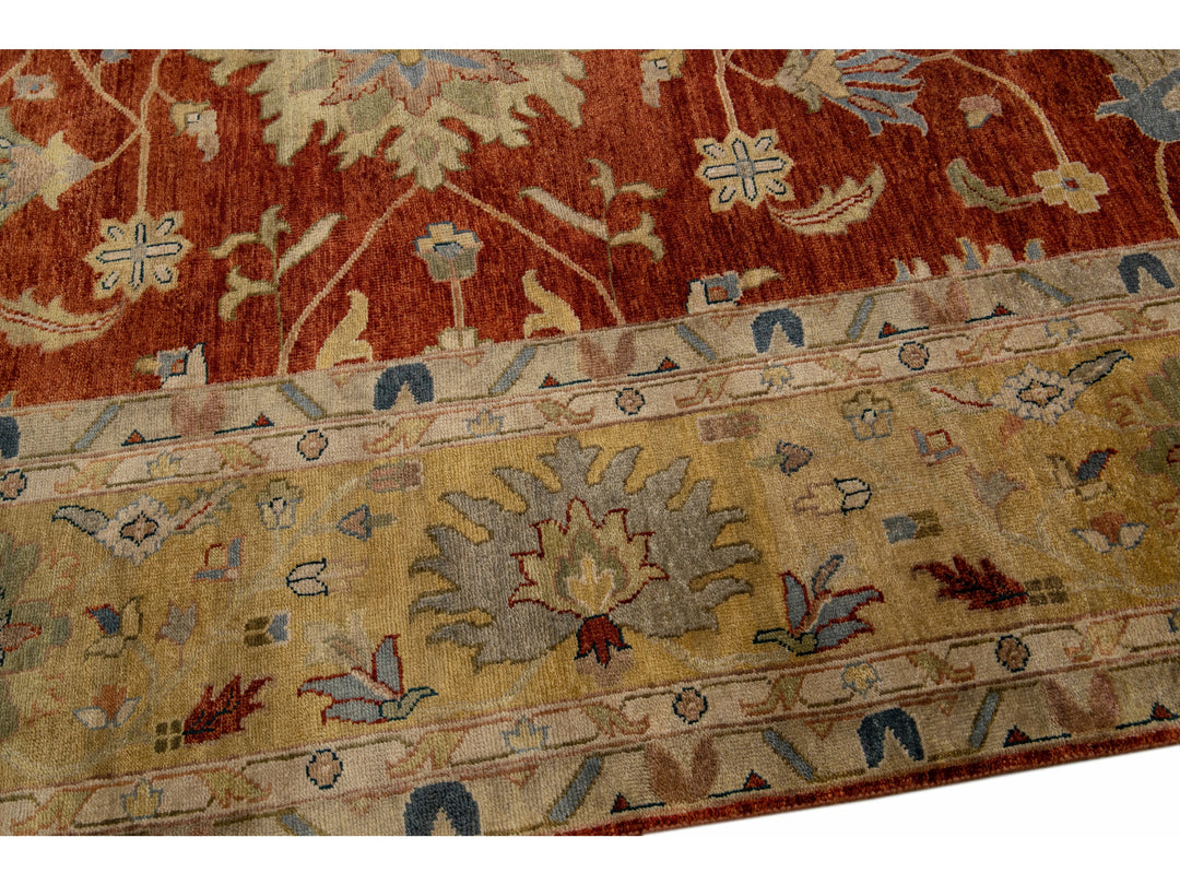 Modern Indian Mahal Rug 12 X 15