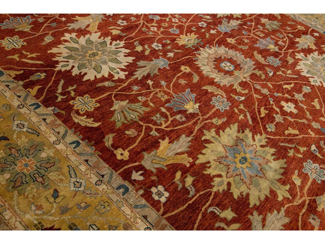 Modern Indian Mahal Rug 12 X 15