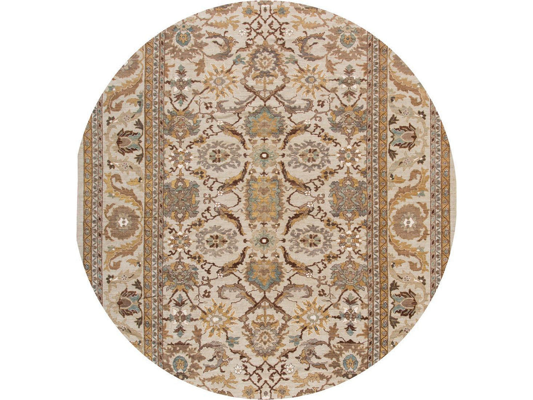 Contemporary Sultanabad Oversize Wool Rug 13 X 20