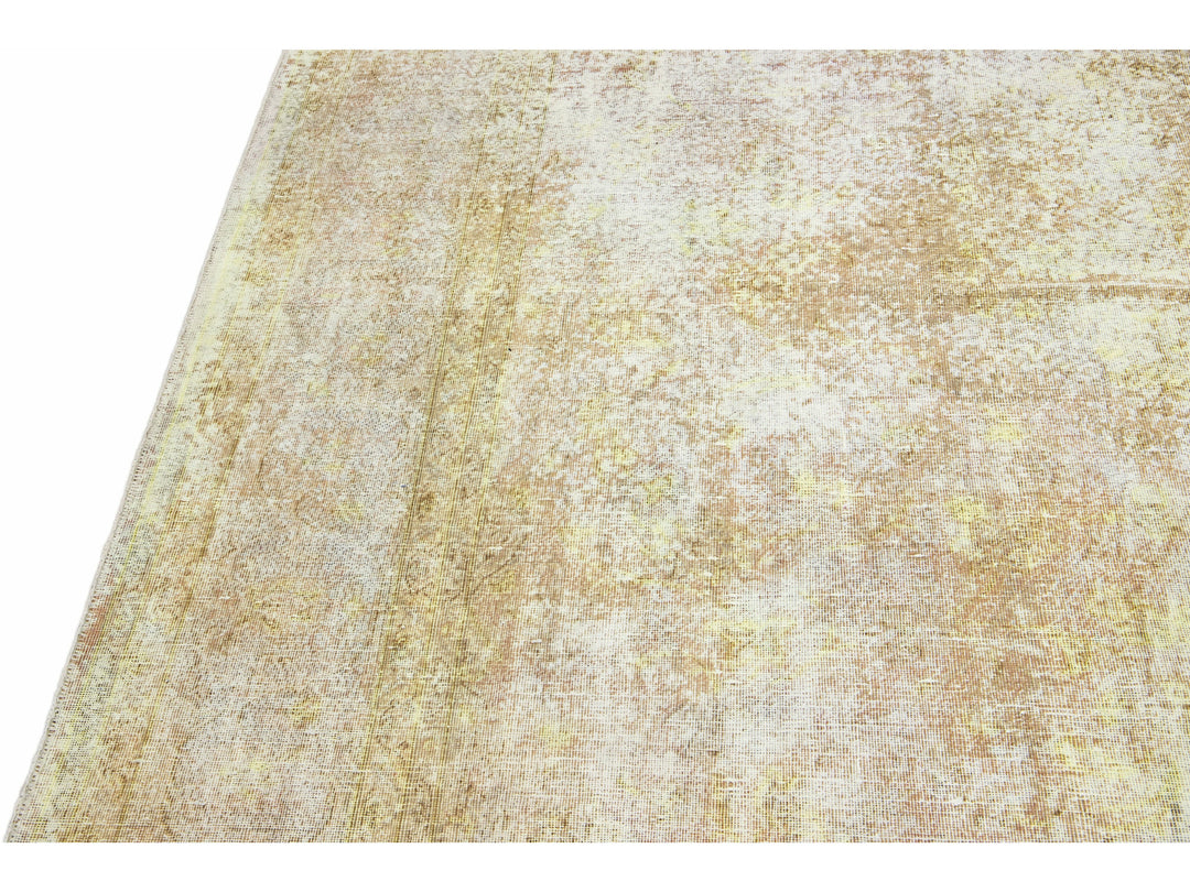 Vintage Overdyed Wool Rug 9 X 12