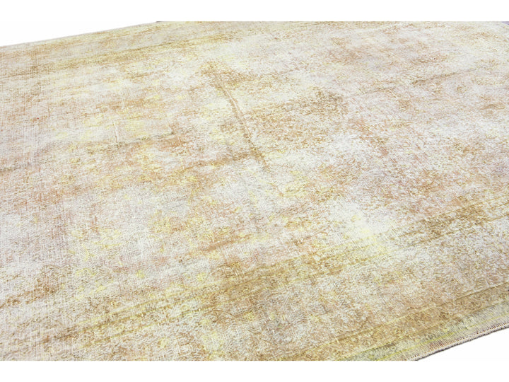 Vintage Overdyed Wool Rug 9 X 12