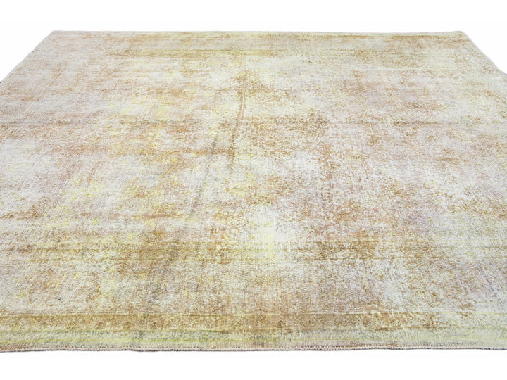 Vintage Overdyed Wool Rug 9 X 12