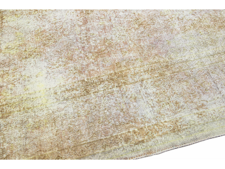 Vintage Overdyed Wool Rug 9 X 12