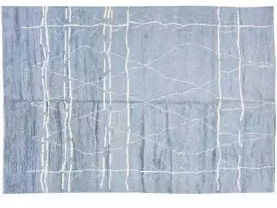 Modern Moroccan Wool Rug 10 X 14