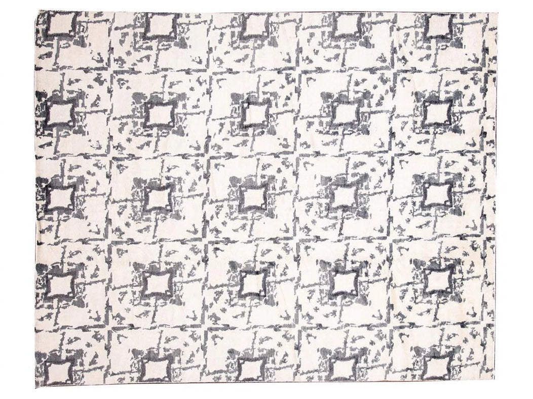 21st Century Modern Wool and Silk Rug 8' x 10'
